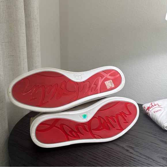 Christian Louboutin F.A.V Fique A Vontade Sneaker Tan 42 - Picture 10 of 10